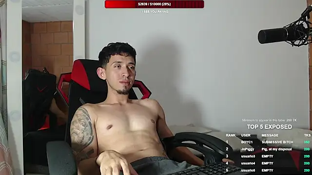 stevenSEX123 online show from March 25, 2026, 4:01 am