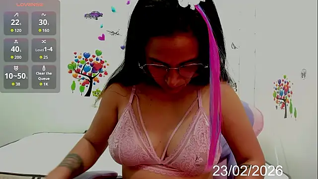 Snapshot of lady_hana28 chatting on February 23, 2026, 11:11 am lady hana28 online show from February 23, 2026, 11:11 am