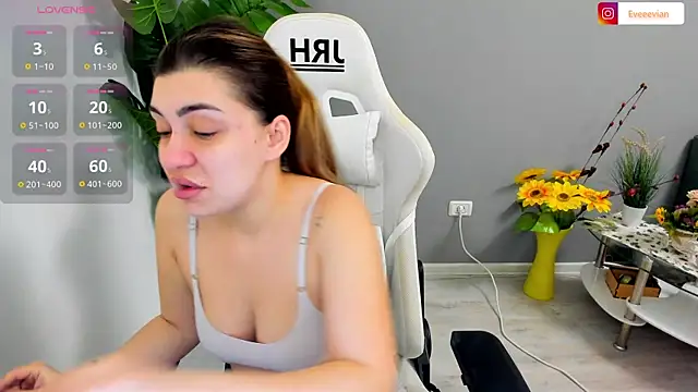 Snapshot of EveEvian chatting on February 19, 2026, 2:03 pm EveEvian online show from February 19, 2026, 2:03 pm