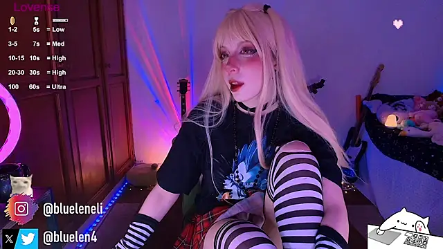 bluelen online show from May 17, 2026, 11:43 am