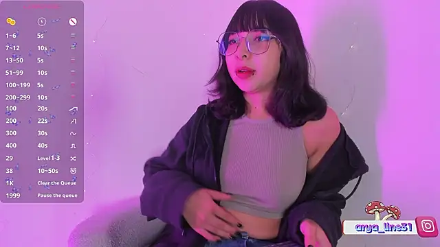 Snapshot of arysUwU chatting on February 20, 2026, 3:03 am arysUwU online show from February 20, 2026, 3:03 am