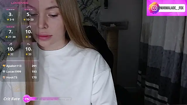 Marmalade Fox online show from February 12, 2026, 4:51 pm