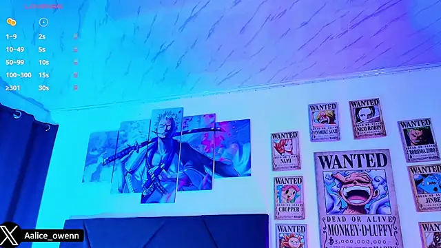 Aliceowenn online show from January 6, 2026, 9:08 pm