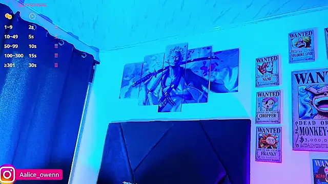 Aliceowenn online show from January 13, 2026, 8:02 pm