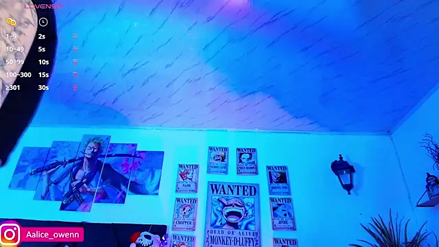 Aliceowenn online show from December 22, 2025, 9:04 pm