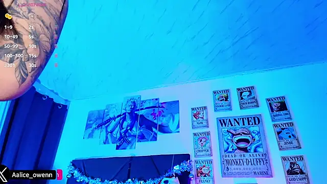 Aliceowenn online show from December 21, 2025, 11:05 pm