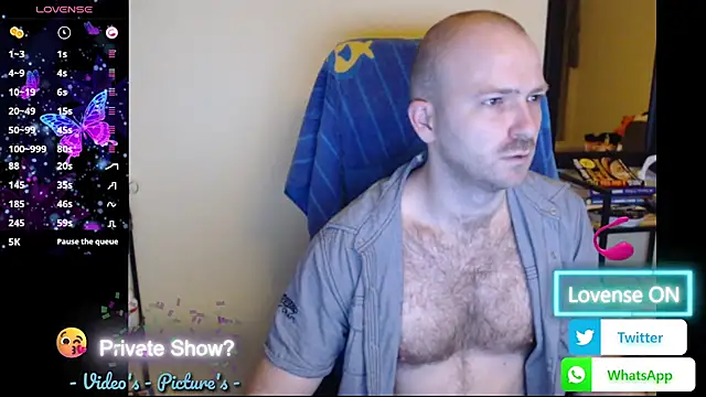 RealManHaveHairy online show from April 17, 2026, 6:00 pm