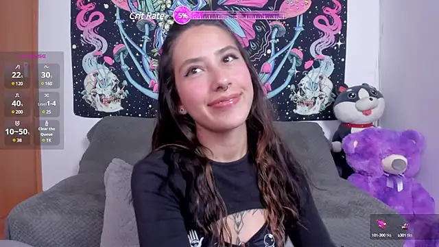 Snapshot of aciddollhell chatting on February 28, 2025, 12:10 am aciddollhell online show from February 28, 2025, 12:10 am