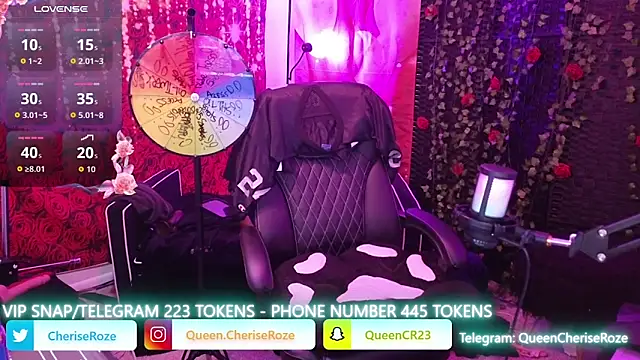 cheriserozequeen online show from September 17, 2025, 5:15 pm