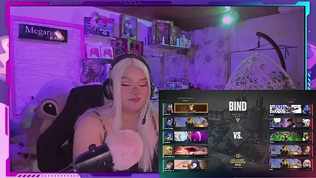 MegariaB online show from September 15, 2025, 3:40 am