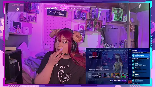 MegariaB online show from October 11, 2025, 3:51 am