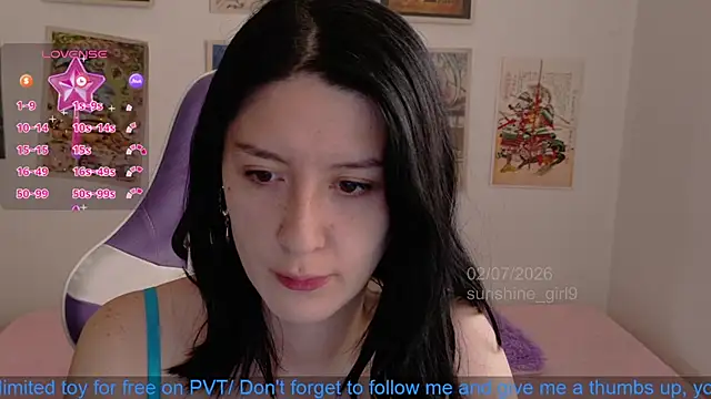 Snapshot of sunshine_girl9 chatting on July 2, 2026, 5:08 pm sunshine girl9 online show from July 2, 2026, 5:08 pm
