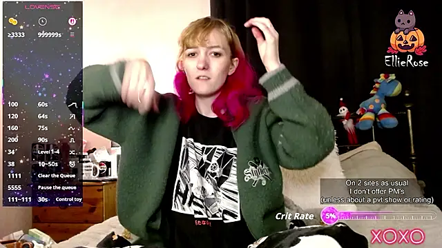 EllieeRose online show from February 17, 2026, 3:37 am