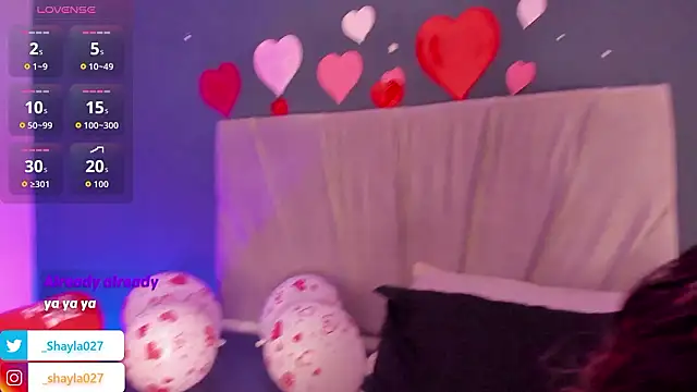 Snapshot of Shayla27 chatting on February 18, 2026, 1:18 pm Shayla27 online show from February 18, 2026, 1:18 pm