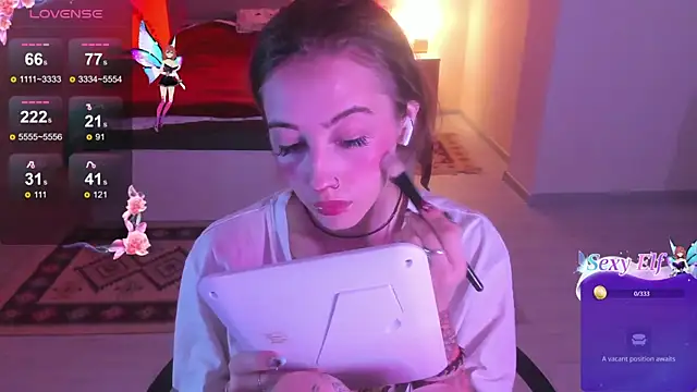 Snapshot of MelodyElf chatting on April 6, 2026, 12:28 pm MelodyElf online show from April 6, 2026, 12:28 pm