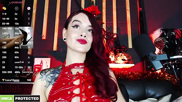 Liilith goddess  online show from December 13, 2025, 11:11 pm