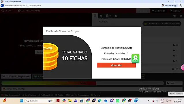 yazmin z com124 online show from June 25, 2026, 7:19 pm