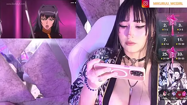 Snapshot of mikuru_hara chatting on March 16, 2025, 6:09 am mikuru hara online show from March 16, 2025, 6:09 am