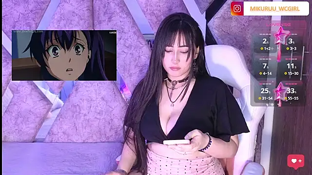 Snapshot of mikuru_hara chatting on March 21, 2025, 3:55 am mikuru hara online show from March 21, 2025, 3:55 am