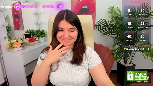 Viola  Shy online show from October 5, 2025, 8:10 pm