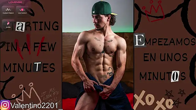 Valentino Xander online show from July 19, 2026, 12:52 am