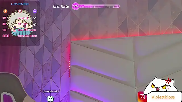 Violettbloss online show from February 4, 2026, 3:56 am