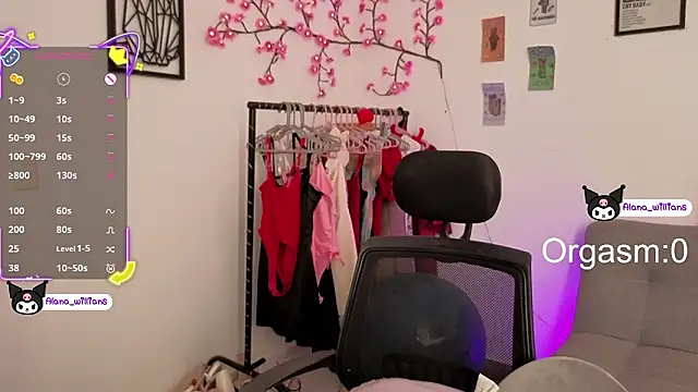 1Alana W online show from February 12, 2026, 12:38 pm