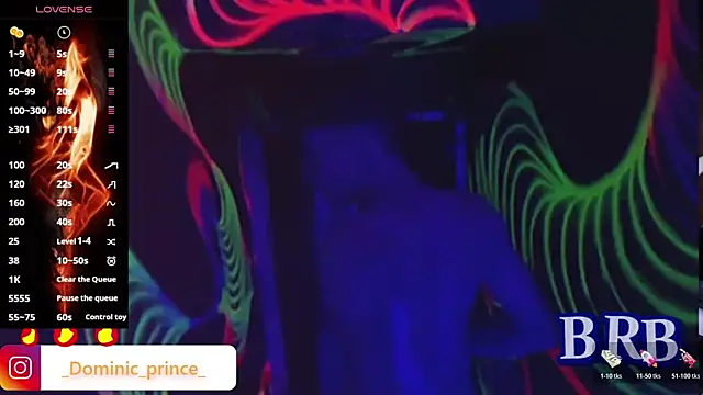 DominicPrince online show from November 13, 2025, 7:40 pm