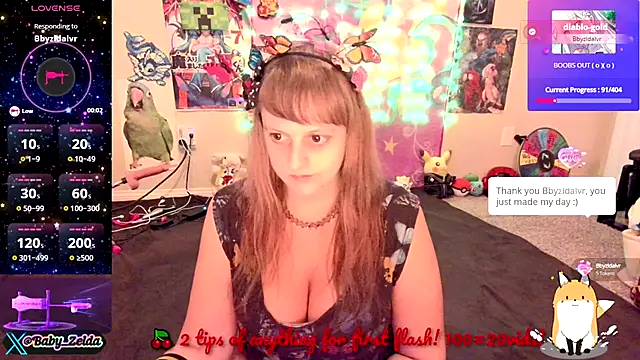 BabyZelda online show from September 26, 2025, 3:24 am