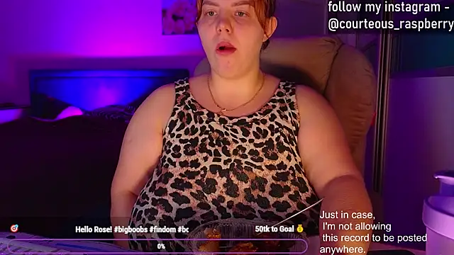 courteous raspberrry online show from January 20, 2025, 2:46 pm