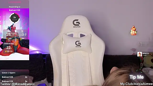 Snapshot of AlexaAimee chatting on February 18, 2026, 3:26 am AlexaAimee online show from February 18, 2026, 3:26 am