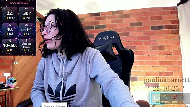 Snapshot of paulinabarnett- chatting on October 22, 2025, 3:11 pm paulinabarnett- online show from October 22, 2025, 3:11 pm