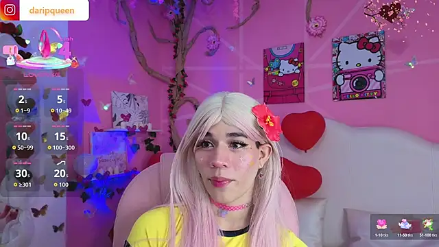 DaripQueen online show from February 23, 2026, 2:50 pm