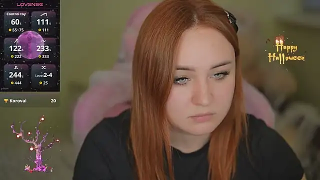 LovelyBell online show from October 28, 2025, 2:38 pm