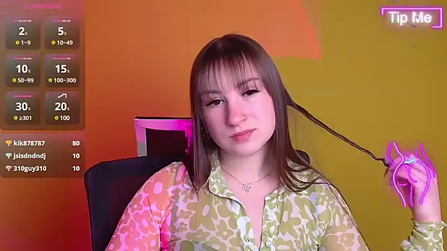 Snapshot of Evelina_GG chatting on February 21, 2025, 9:45 am Evelina GG online show from February 21, 2025, 9:45 am