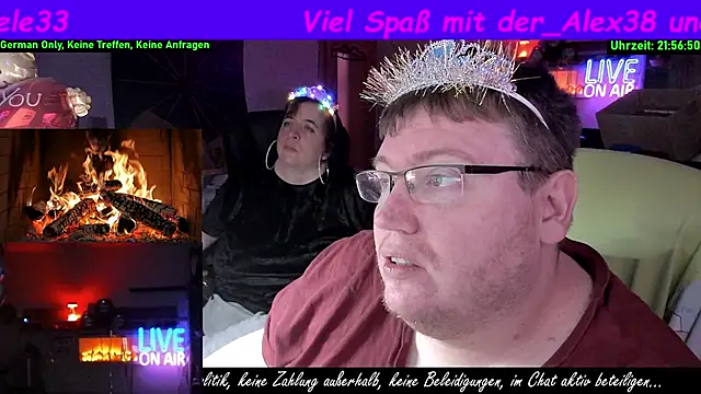 der alex38 online show from April 9, 2026, 7:20 pm