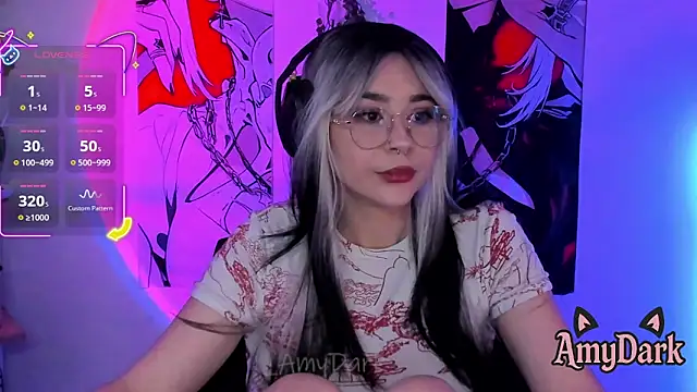  AmyDark online show from April 13, 2026, 8:02 pm