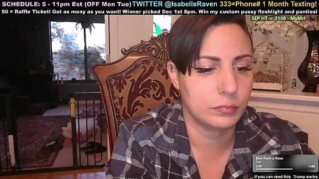 Snapshot of IsabelleRaven chatting on September 25, 2025, 10:05 pm IsabelleRaven online show from September 25, 2025, 10:05 pm