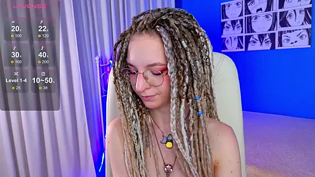 VioletShine online show from November 18, 2025, 1:03 pm