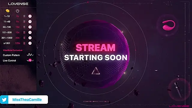 Snapshot of MissTheaCamille chatting on March 19, 2025, 2:48 am MissTheaCamille online show from March 19, 2025, 2:48 am