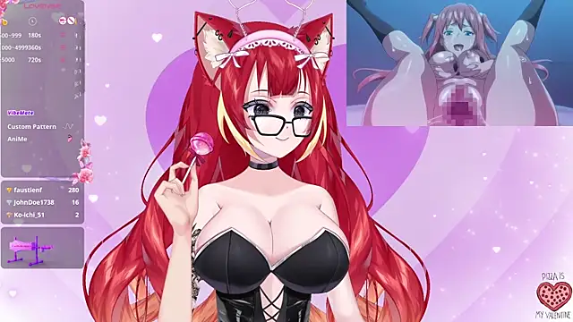 Snapshot of LewdKira_VT chatting on February 14, 2025, 9:55 am LewdKira VT online show from February 14, 2025, 9:55 am