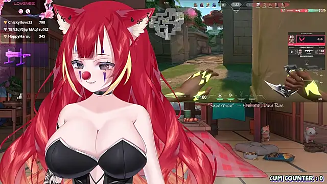 Snapshot of LewdKira_VT chatting on March 14, 2025, 10:18 am LewdKira VT online show from March 14, 2025, 10:18 am