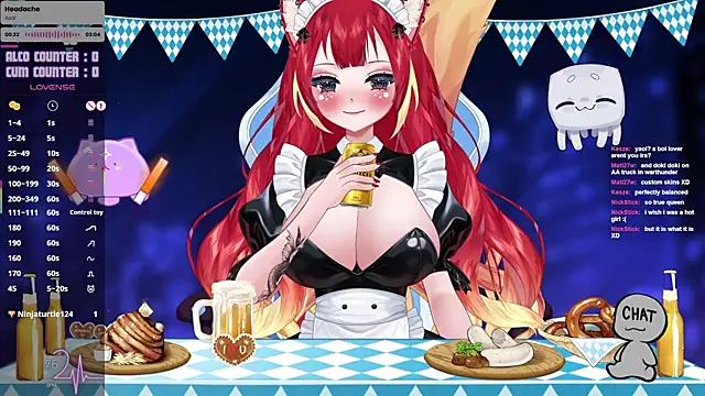 Snapshot of LewdKira_VT chatting on October 1, 2025, 1:48 pm LewdKira VT online show from October 1, 2025, 1:48 pm