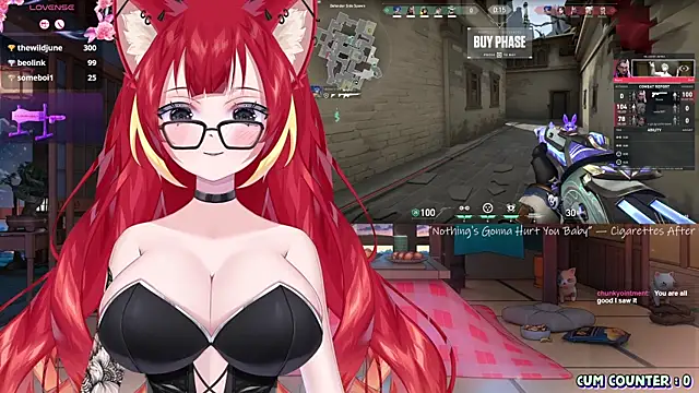 Snapshot of LewdKira_VT chatting on March 19, 2025, 10:55 am LewdKira VT online show from March 19, 2025, 10:55 am