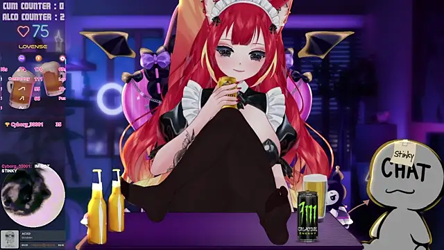 LewdKira VT online show from April 18, 2026, 7:07 pm