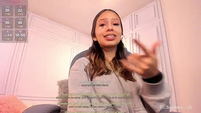 Salome  evans online show from December 18, 2025, 1:59 pm