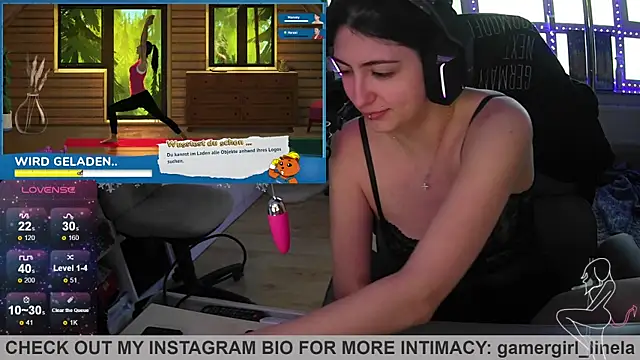 Gamergirl-Linela online show from December 18, 2025, 7:57 am