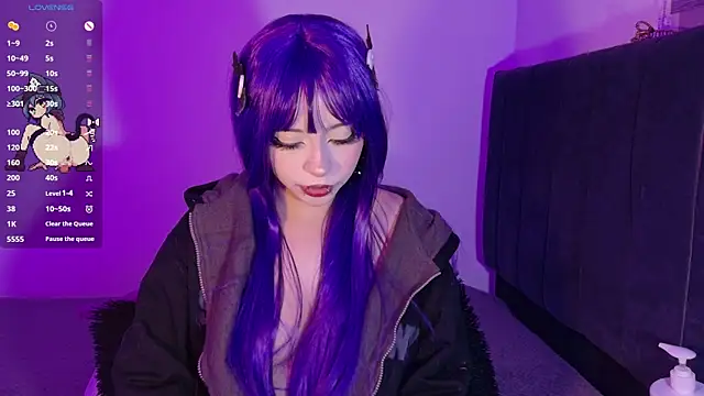 Snapshot of purplelilith3 chatting on July 20, 2026, 5:15 am purplelilith3 online show from July 20, 2026, 5:15 am