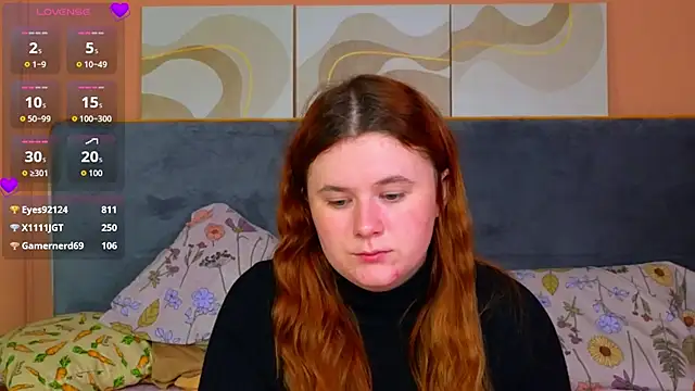 Eva Starlight online show from September 26, 2025, 8:38 pm