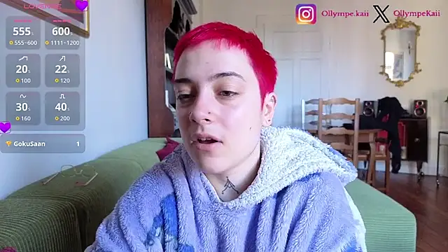 OllympeKaii online show from April 19, 2026, 7:42 am